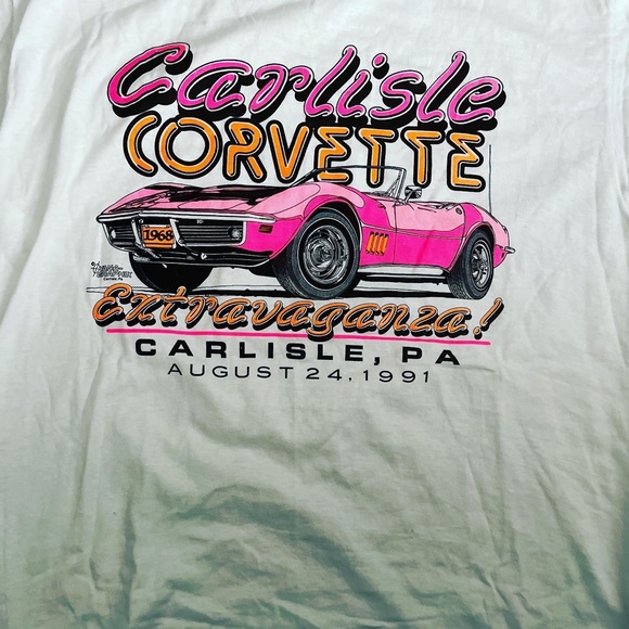 1991 Carlisle Pennsylvania Corvette car show t-shirt - Picture 2 of 2